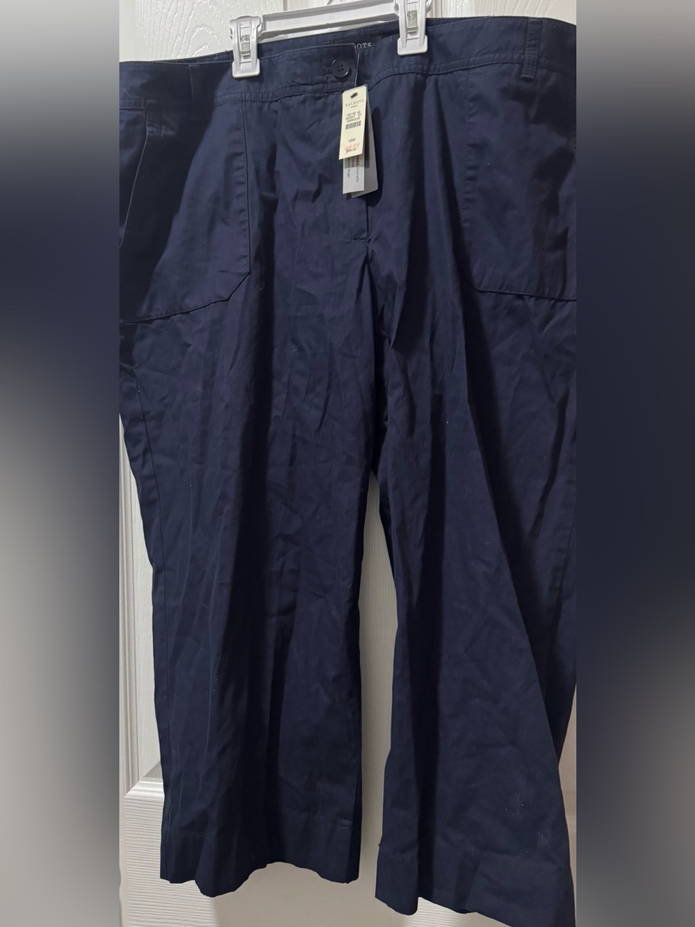 Talbots Navy Blue Cargo Pants for Women